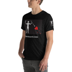 Black Beard Lives Short-Sleeve Unisex T-Shirt.