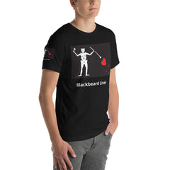 Black Beard Lives Short-Sleeve Unisex T-Shirt.