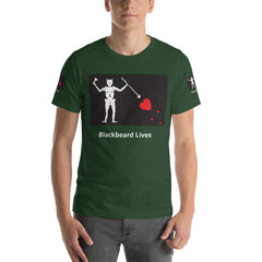 Black Beard Lives Short-Sleeve Unisex T-Shirt.