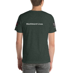 Black Beard Lives Short-Sleeve Unisex T-Shirt.