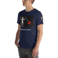 Black Beard Lives Short-Sleeve Unisex T-Shirt.