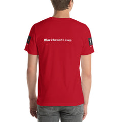 Black Beard Lives Short-Sleeve Unisex T-Shirt.