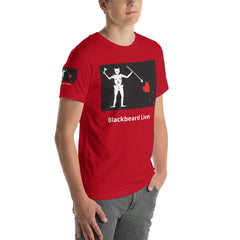Black Beard Lives Short-Sleeve Unisex T-Shirt.