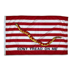 1st Navy Jack Flag 3x5 Dyed Nylon & Additional Reinforced Stitching (USA Made).