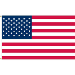 American Flag Nylon Embroidered - Made in USA.