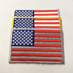 US Flag Patch - 2x3 inch 50 Star American Flag.