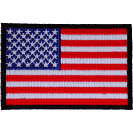US Flag Patch - 2x3 inch 50 Star American Flag
