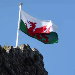 Wales Flag - Nylon - Made in USA.