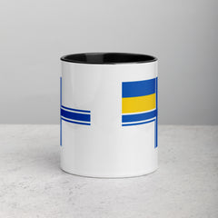 Naval Ensign of Ukraine Mug with Color Inside