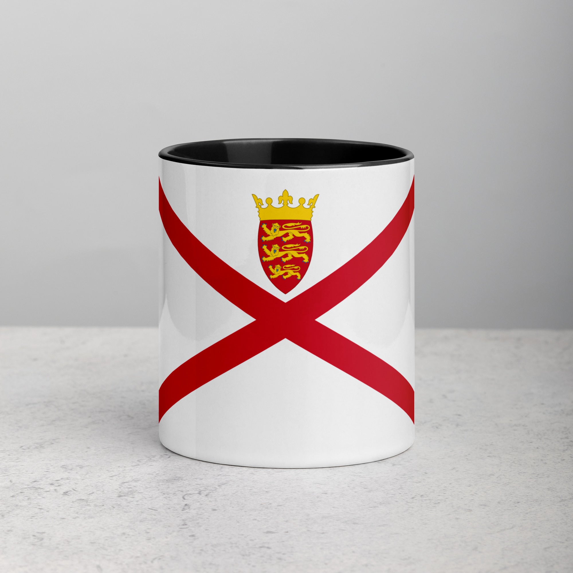 Flag of Jersey Mug with Color Inside