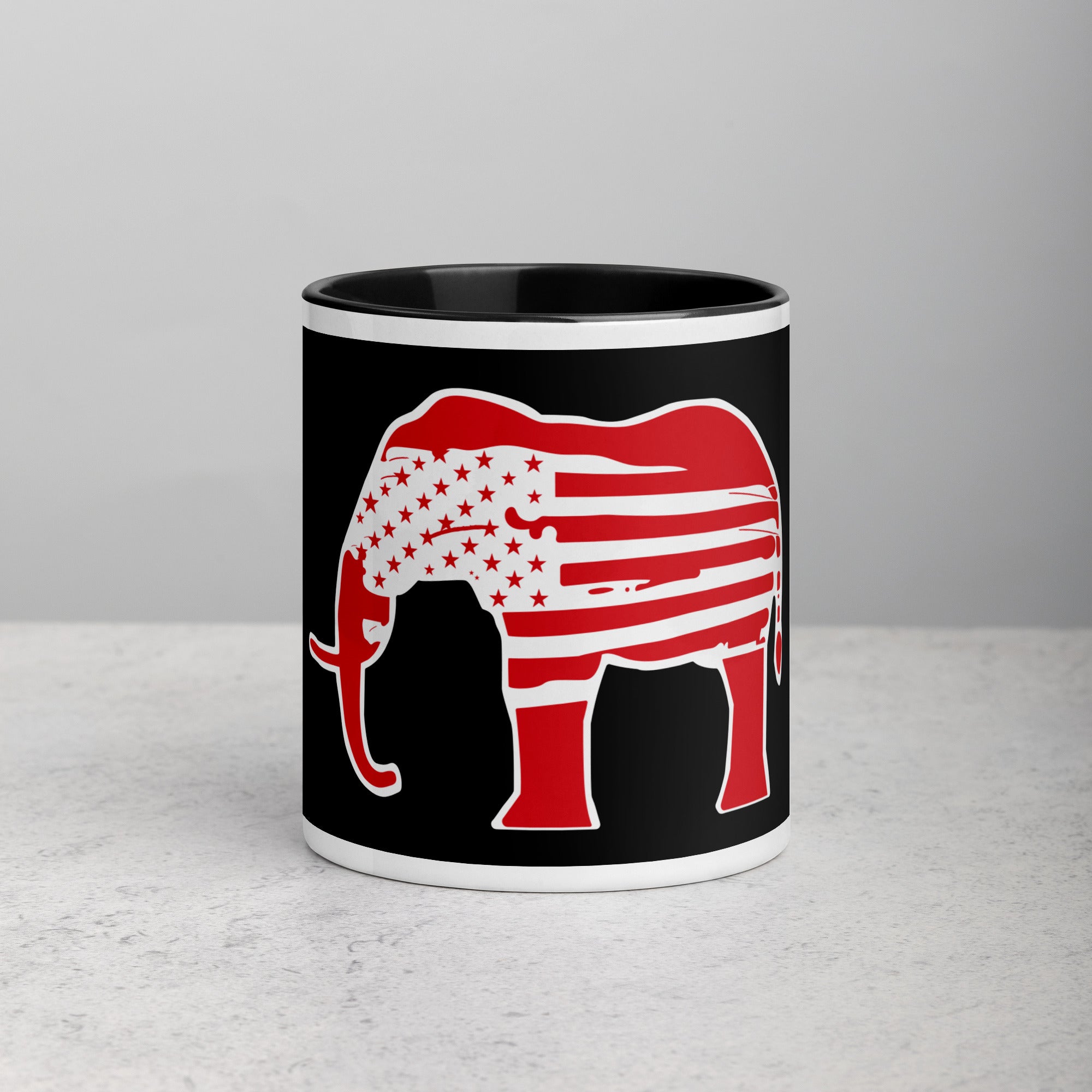 Republican Elephant Mug with Color Inside