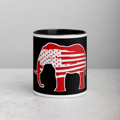 Republican Elephant Mug with Color Inside