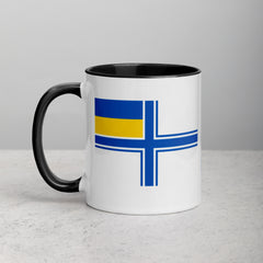 Naval Ensign of Ukraine Mug with Color Inside