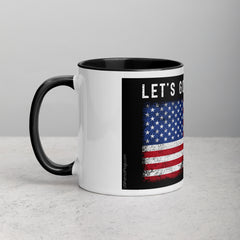 Lets Go Brandon USA Mug with Color Inside