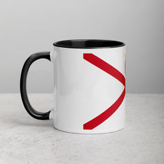 Flag of Jersey Mug with Color Inside