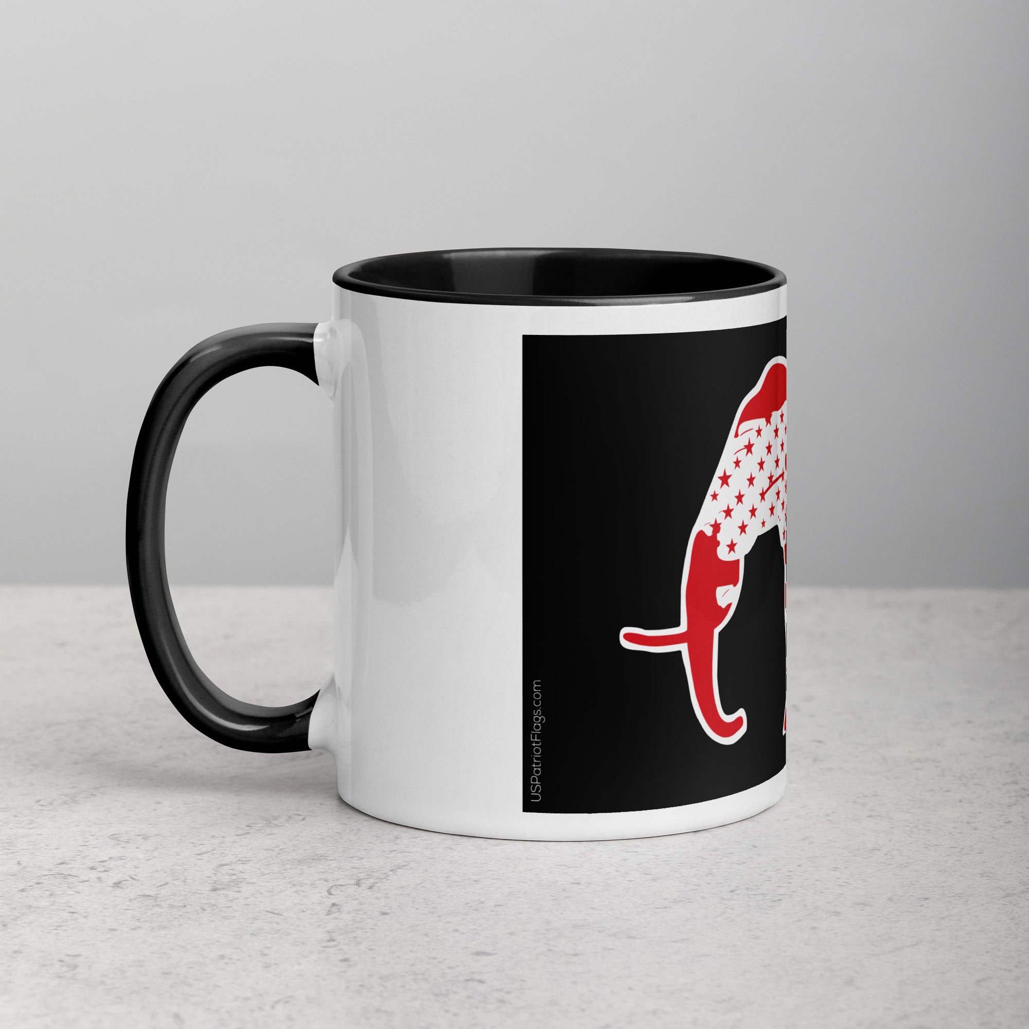 Republican Elephant Mug with Color Inside