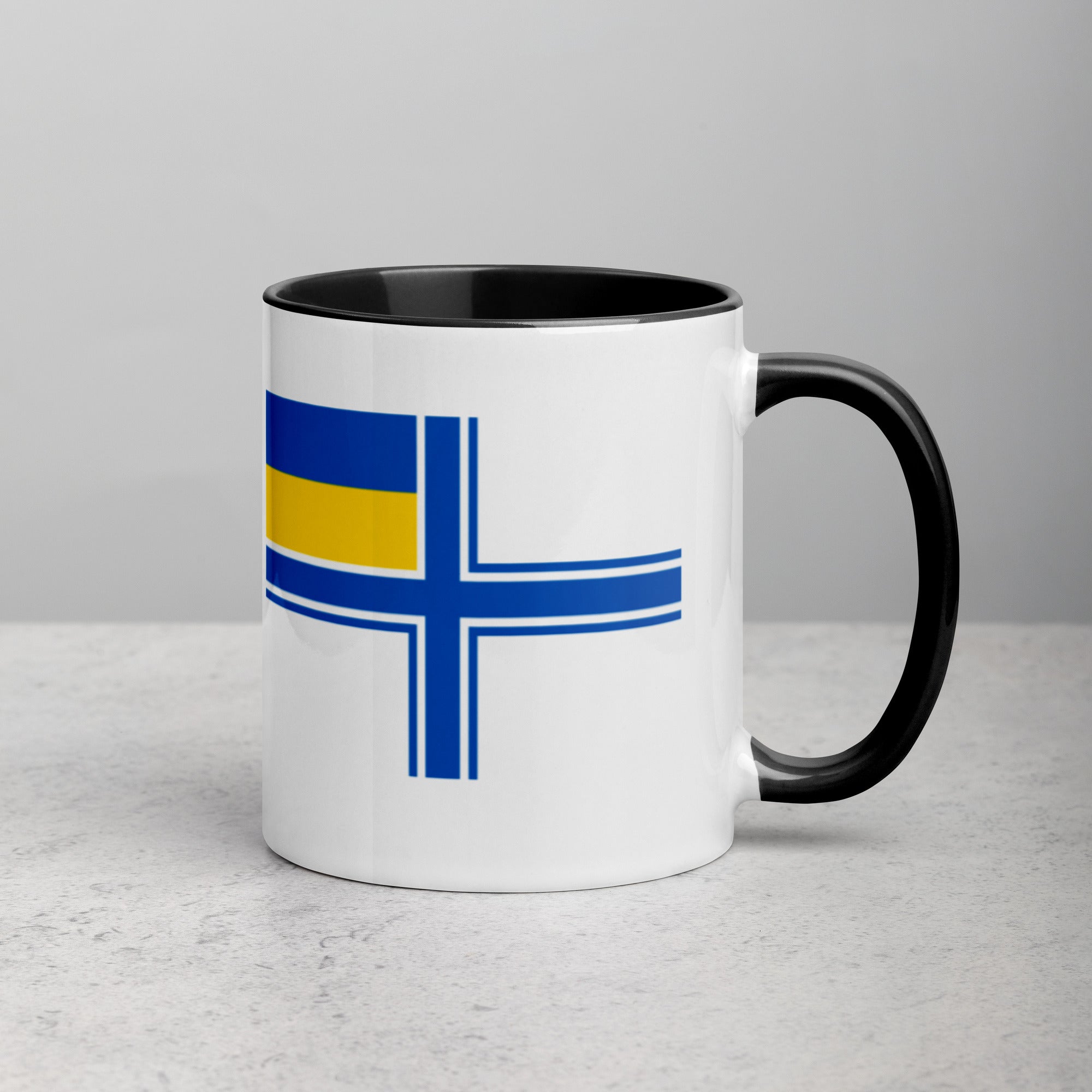 Naval Ensign of Ukraine Mug with Color Inside