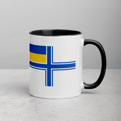 Naval Ensign of Ukraine Mug with Color Inside