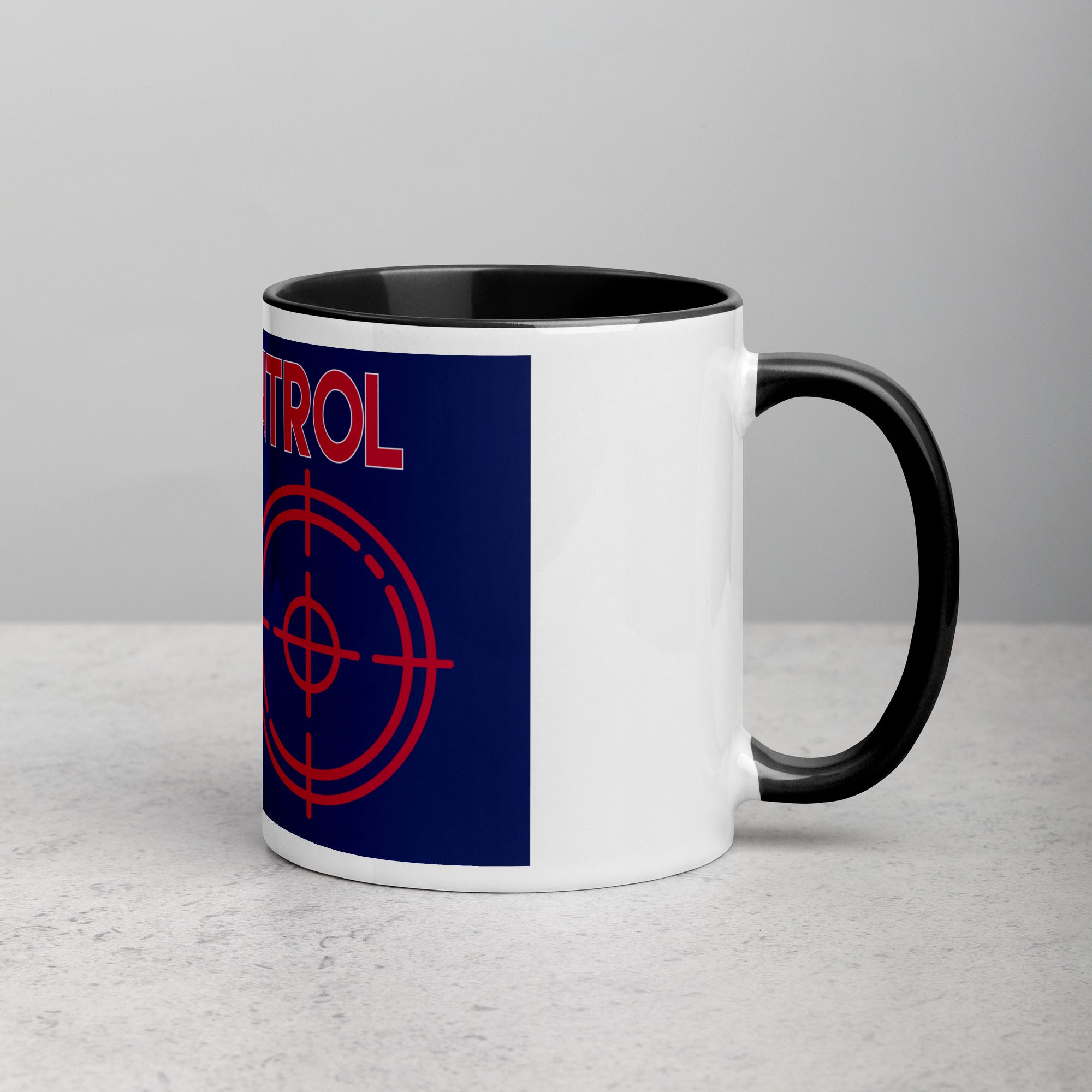 Gun Control Means Hitting Your Target Mug with Color Inside