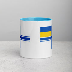 Naval Ensign of Ukraine Mug with Color Inside