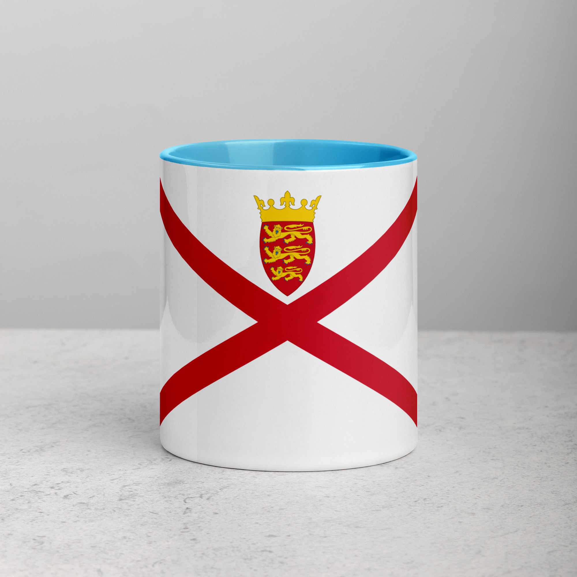 Flag of Jersey Mug with Color Inside