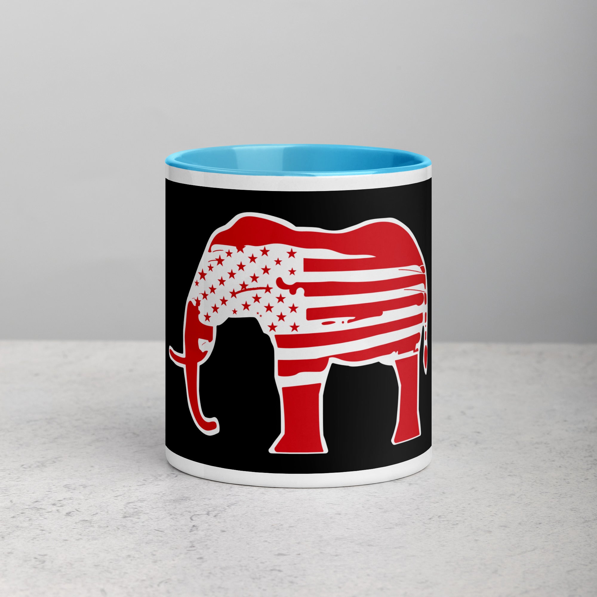 Republican Elephant Mug with Color Inside