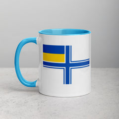 Naval Ensign of Ukraine Mug with Color Inside