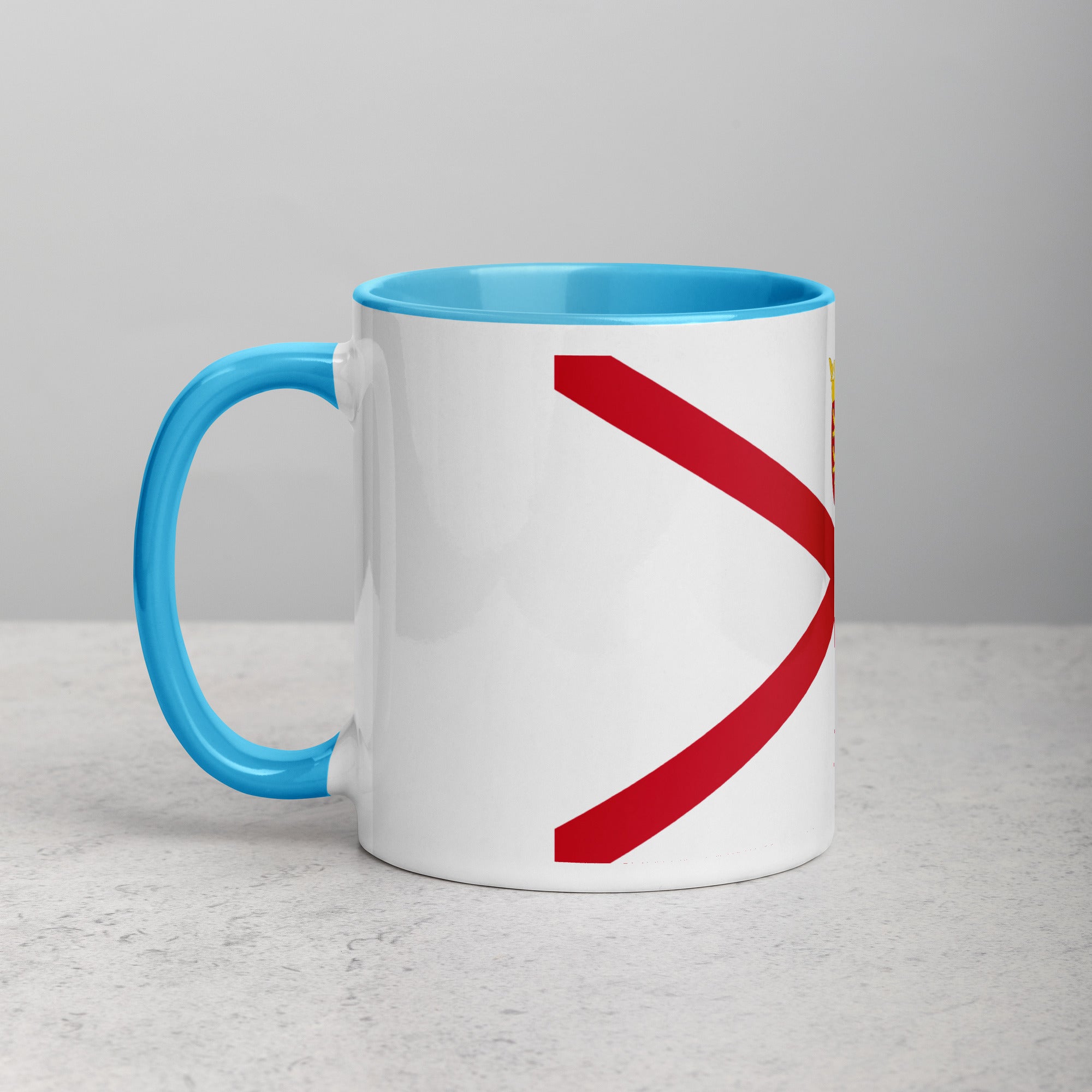 Flag of Jersey Mug with Color Inside