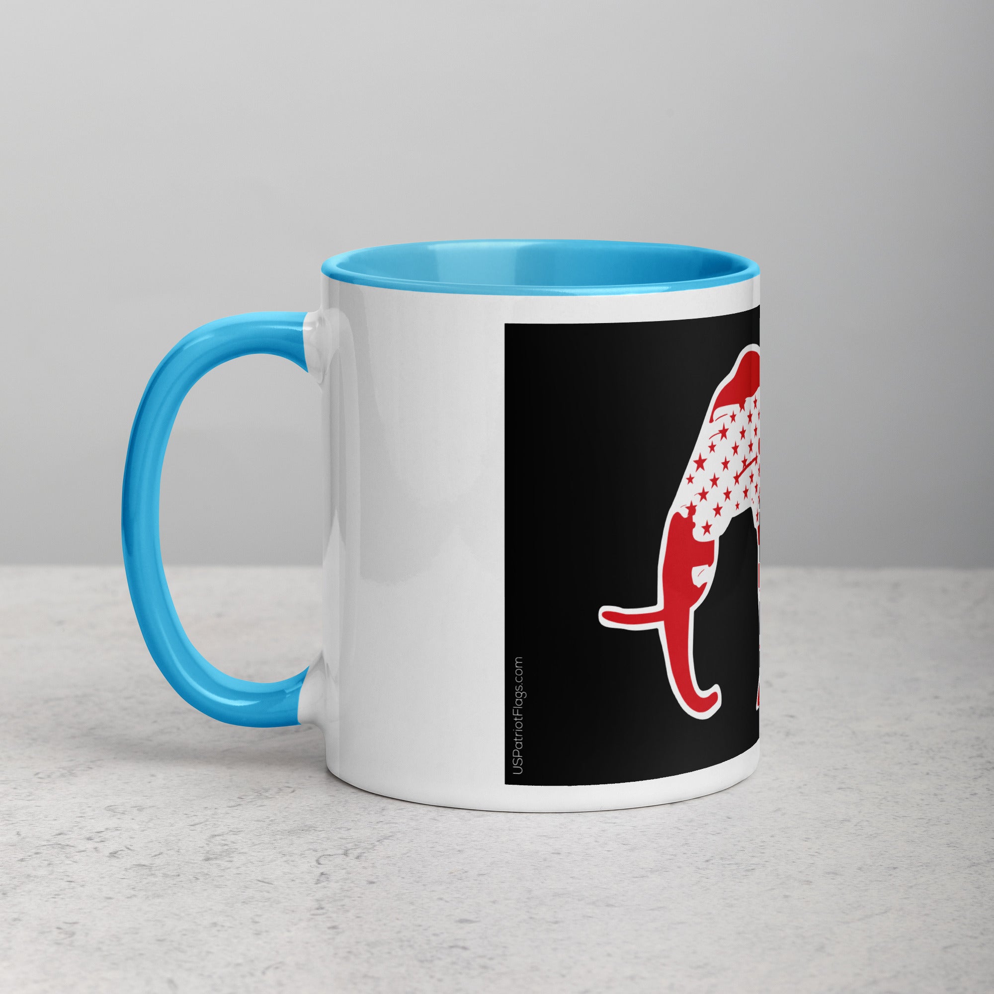 Republican Elephant Mug with Color Inside