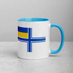 Naval Ensign of Ukraine Mug with Color Inside