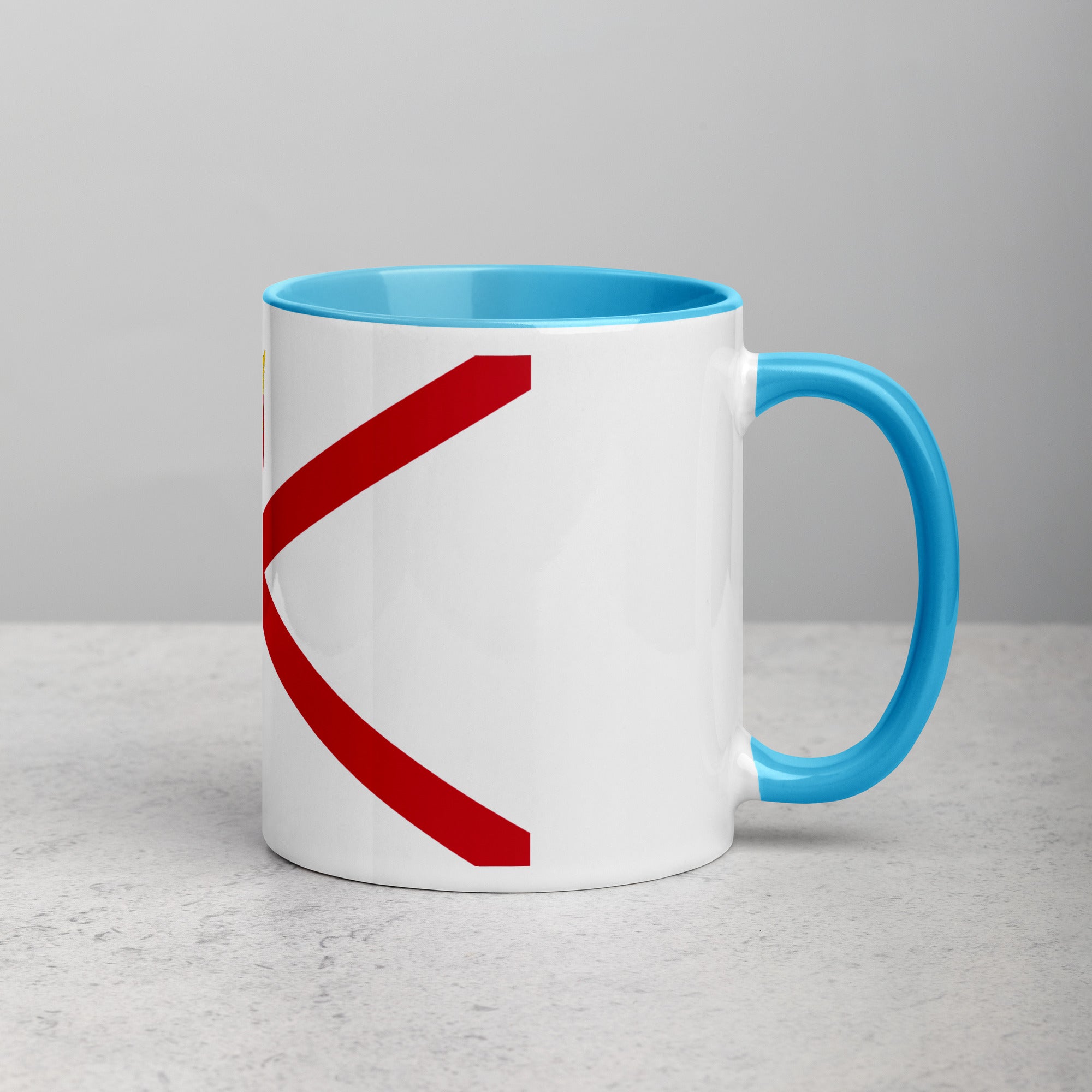 Flag of Jersey Mug with Color Inside