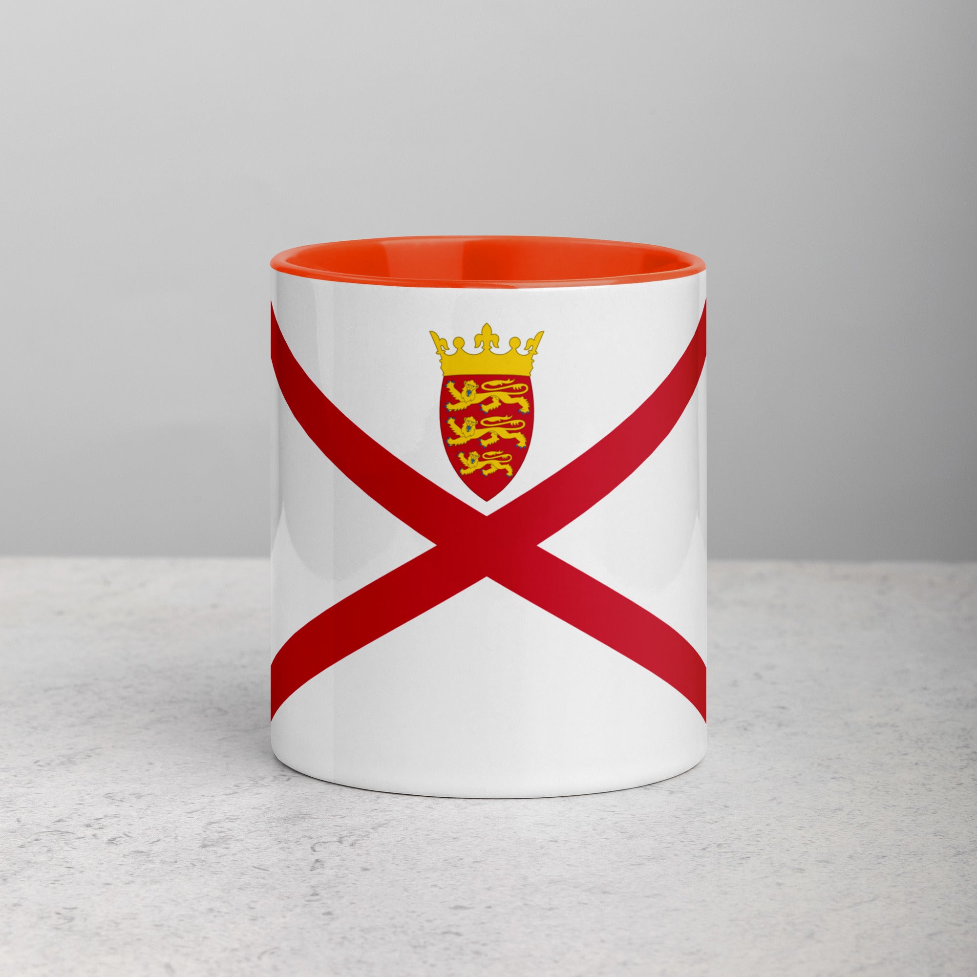 Flag of Jersey Mug with Color Inside