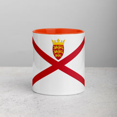 Flag of Jersey Mug with Color Inside