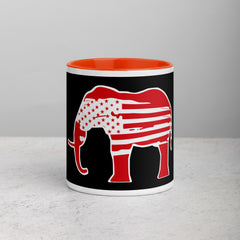 Republican Elephant Mug with Color Inside