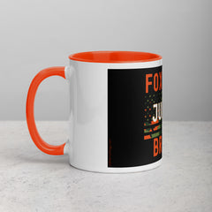 Foxtrot Juliet Bravo Mug with Color Inside