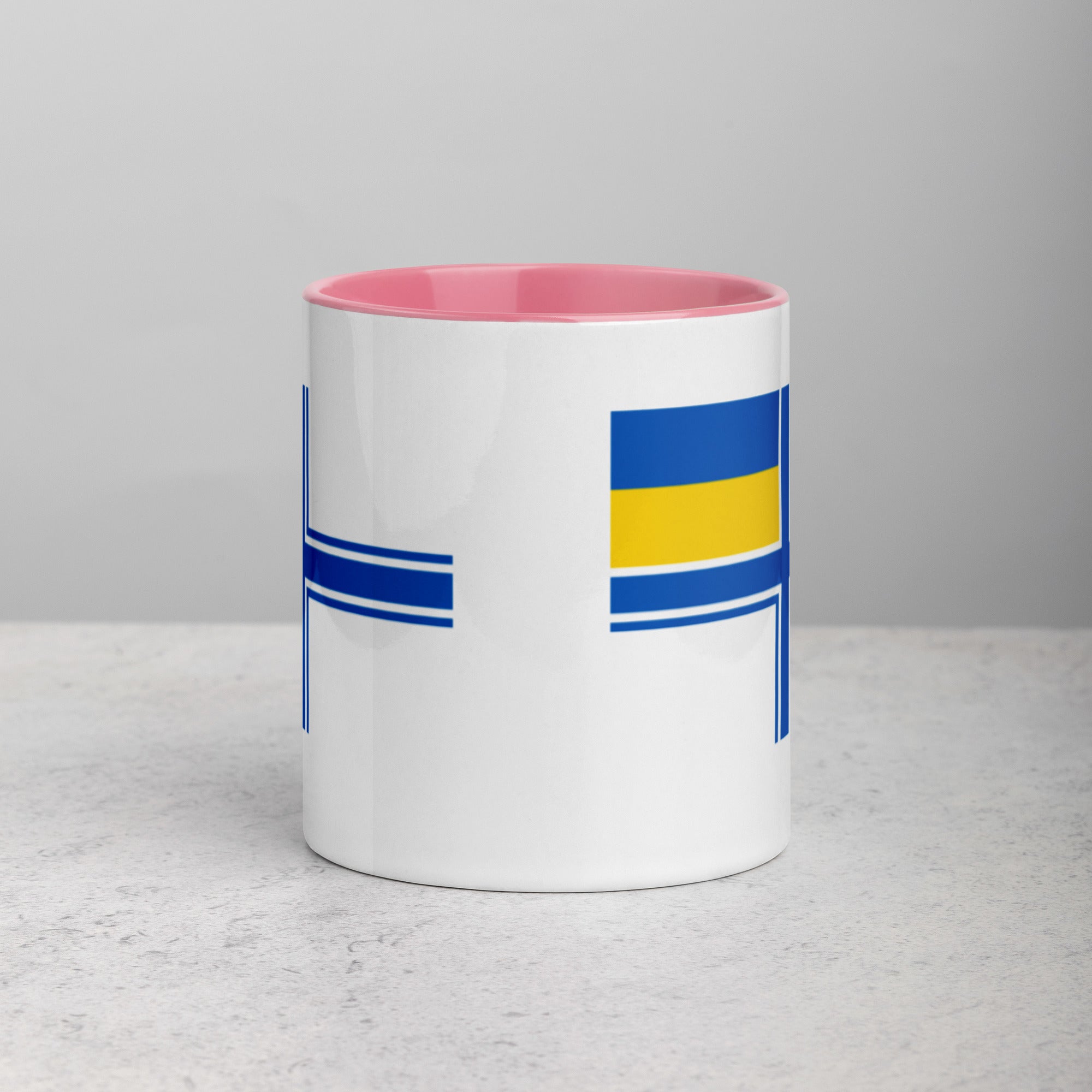 Naval Ensign of Ukraine Mug with Color Inside
