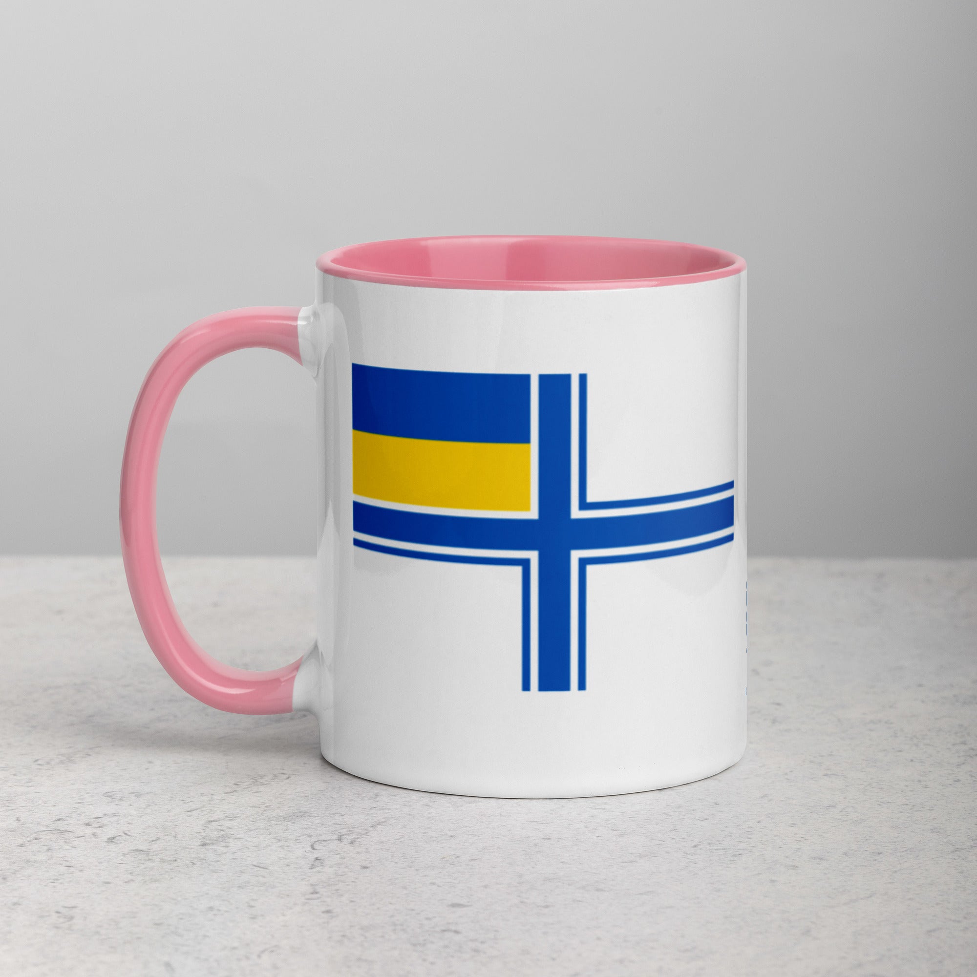 Naval Ensign of Ukraine Mug with Color Inside