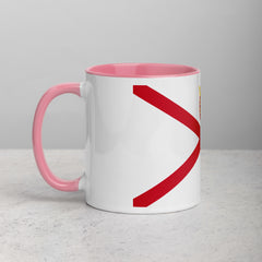 Flag of Jersey Mug with Color Inside