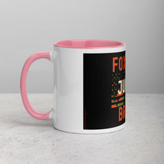 Foxtrot Juliet Bravo Mug with Color Inside