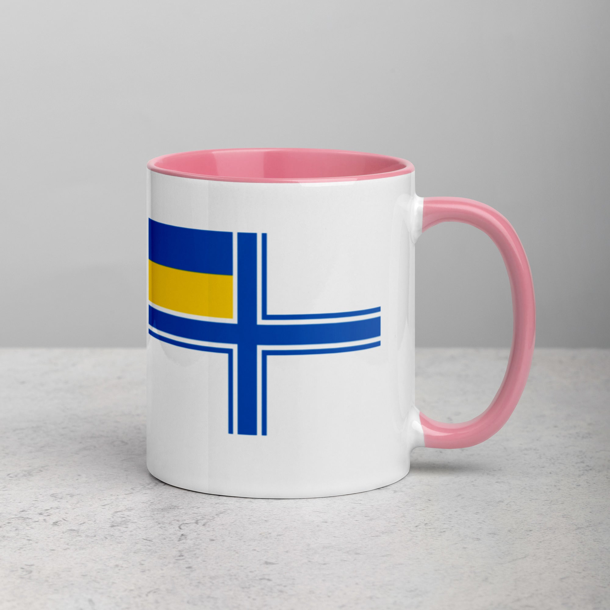 Naval Ensign of Ukraine Mug with Color Inside