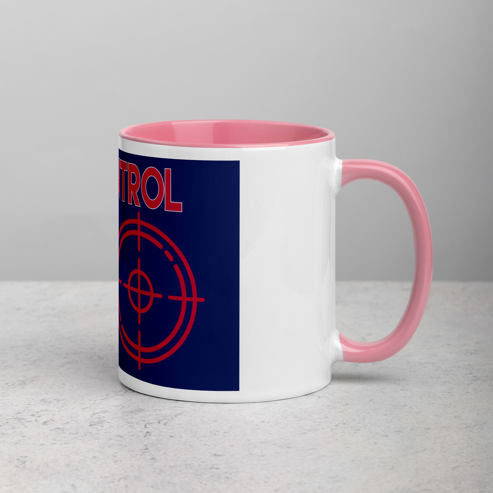 Gun Control Means Hitting Your Target Mug with Color Inside
