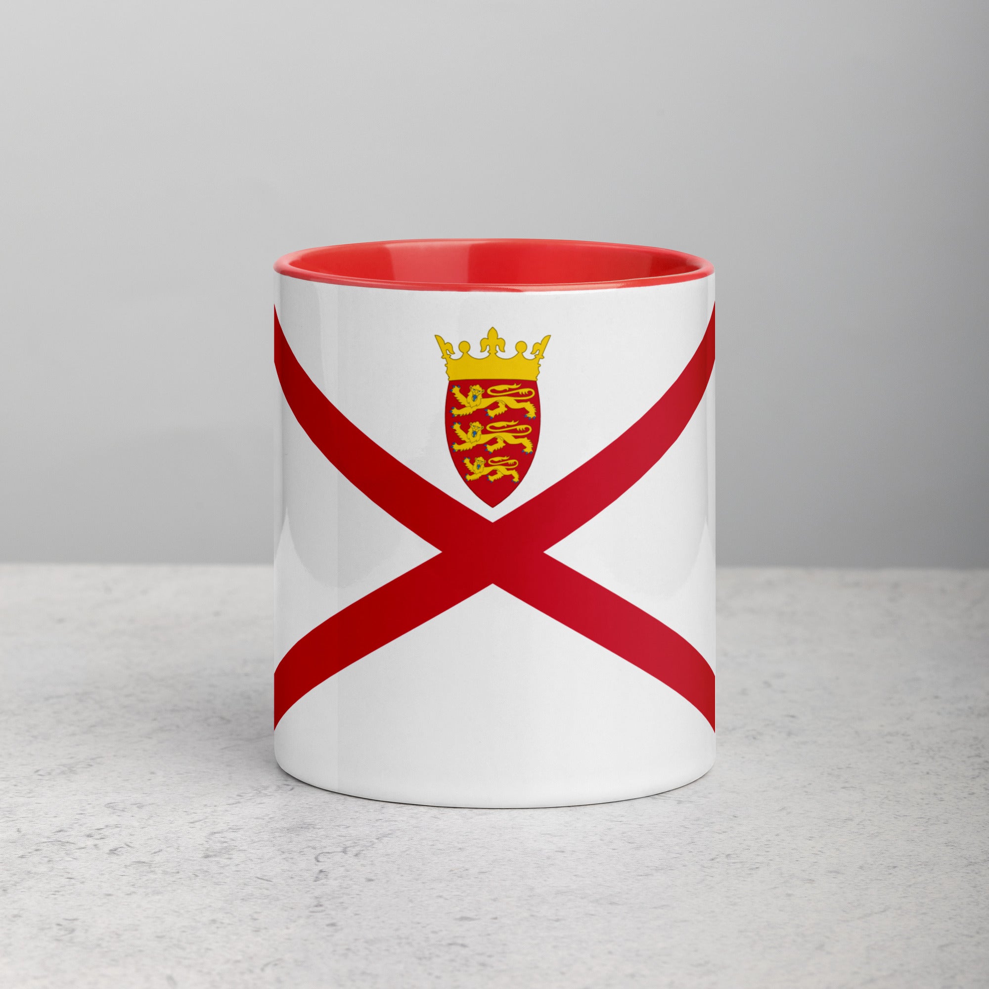 Flag of Jersey Mug with Color Inside
