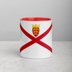 Flag of Jersey Mug with Color Inside