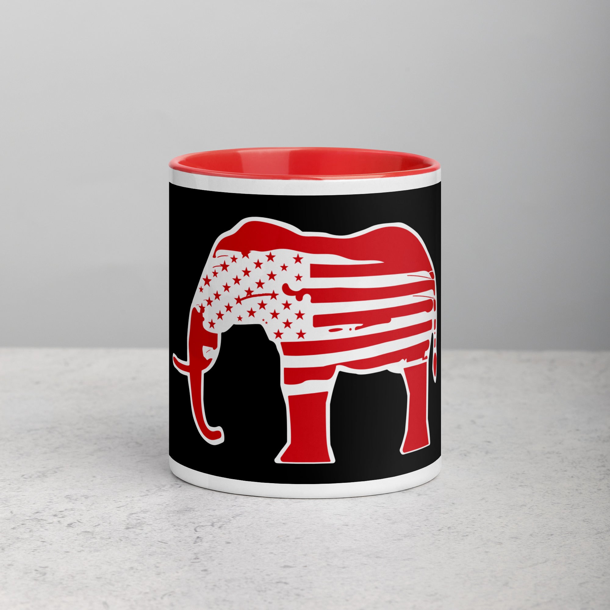 Republican Elephant Mug with Color Inside