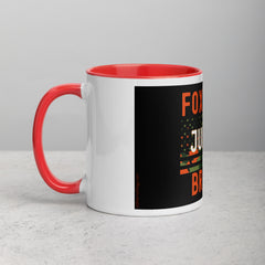 Foxtrot Juliet Bravo Mug with Color Inside