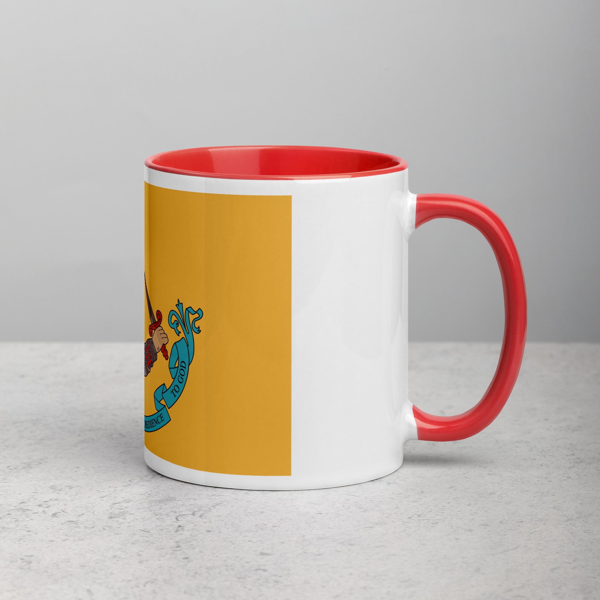 Resistance to Tyrants is Obedience to God Mug with Color Inside
