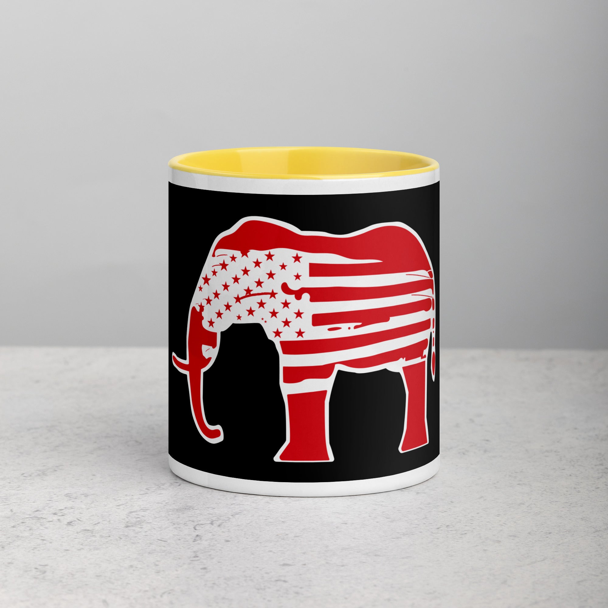 Republican Elephant Mug with Color Inside