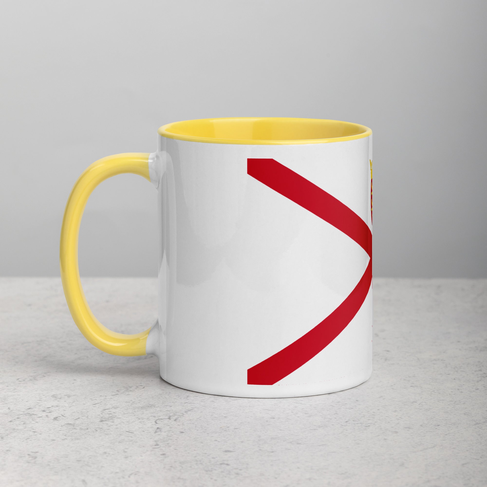 Flag of Jersey Mug with Color Inside