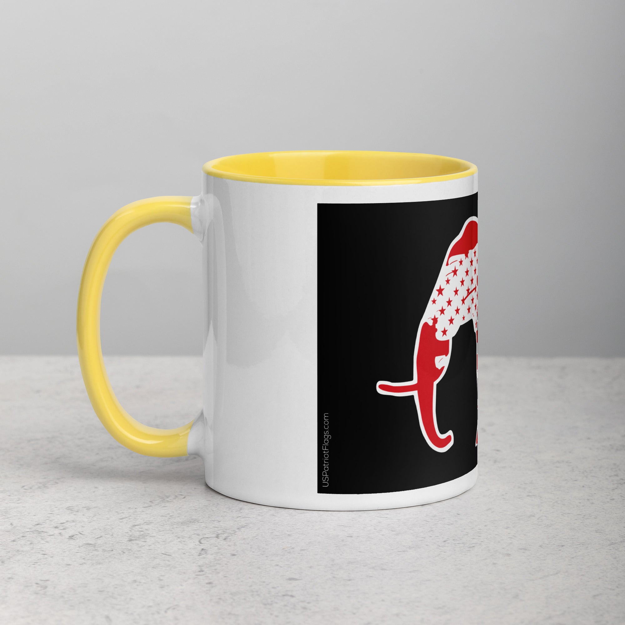 Republican Elephant Mug with Color Inside