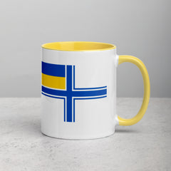 Naval Ensign of Ukraine Mug with Color Inside